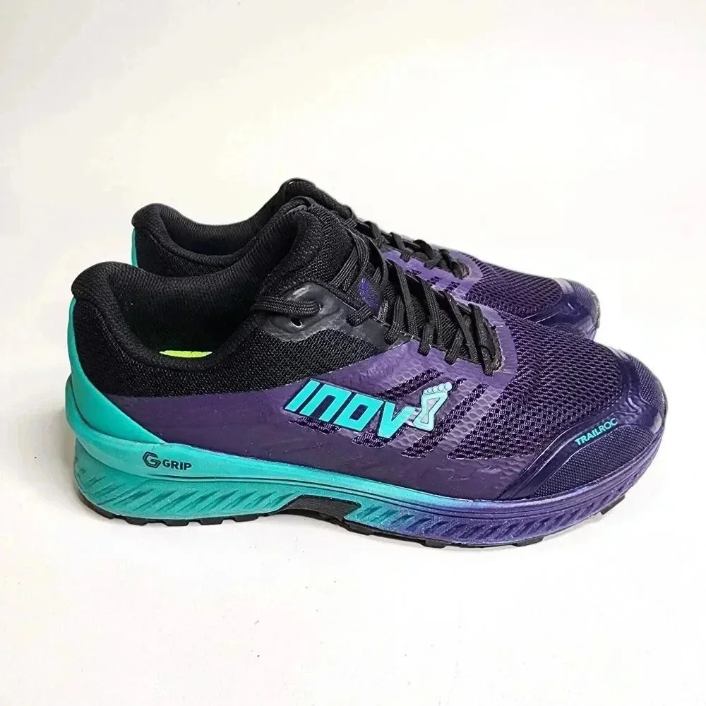 Inov8 TrailRoc 280 Women's Size 7 Hiking Outdoor Trail Shoes‎ Purple Green Black